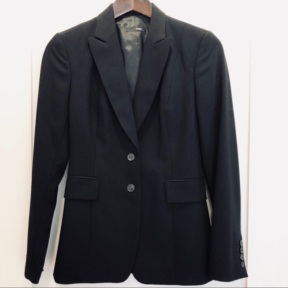 J. Crew Classic Single Breasted Black Blazer 0 - Picture 7 of 8